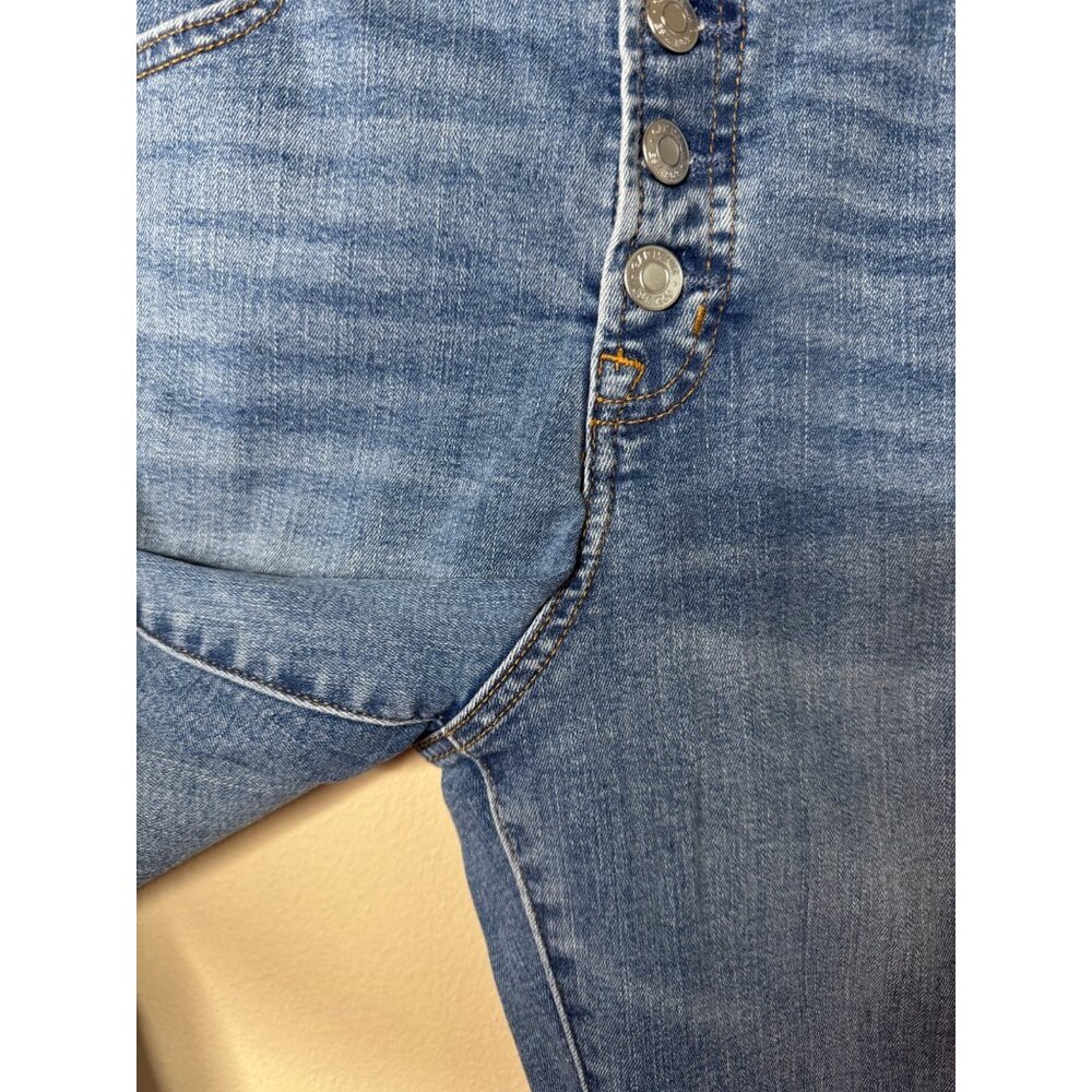 Gap Button Fly High Waist Distressed True Skinny Women's Jeans Size 14/ 32 - Picture 4 of 16